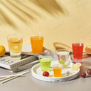 Gobelet en plastique personnalisé avec logo imprimé pour café et boissons froides, 12, 16, 20, 24 oz, gobelet en plastique jetable transparent PP PET avec couvercles - Product Image 2
