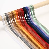 Cordon en macramé bleu de 3 mm, corde tressée souple pour suspensions de plantes, décorations murales, attrape-rêves, sacs, vêtements, fournitures de bricolage