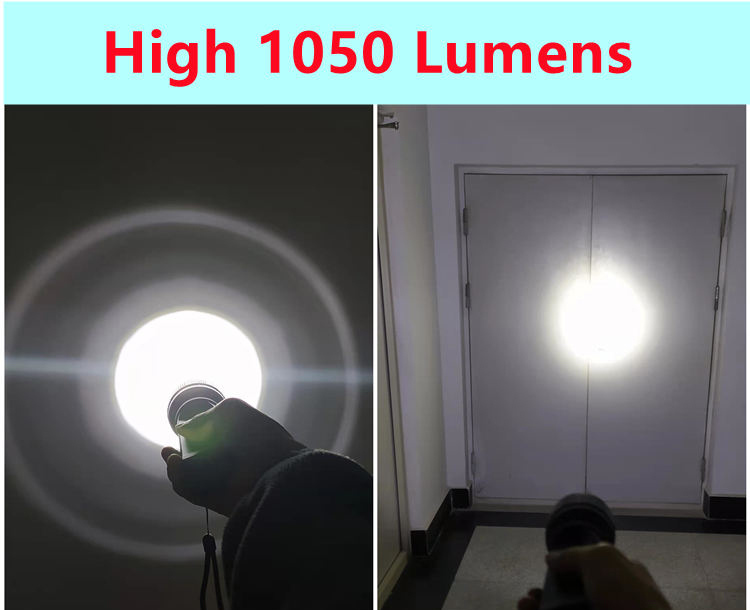 Gewitterleuchte-Fackel des 1000 Lumen-lange Strahln-LED mit starker Aluminiumkörper-Sicherheits-Taschenlampe für im Freien