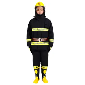 Factory hot-selling high quality fire rescue uniform flame Retardant safety fireman suits fire fighting