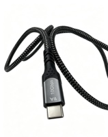Cable USB 3.2 Gen2 Tipo-C Premium de 10 Gbps, Carga Rápida de 5 A, Carcasa de Aleación de Aluminio con Trenzado de Nailon, Salida de Video 4K, para Computadora, Laptop y Teléfono