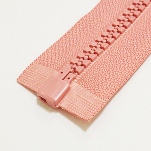 Top Level tùy chỉnh số 5 răng hồng thiết kế mở End Auto-Lock dây kéo nhựa chất lượng tốt nhất dây kéo - Product Image 3