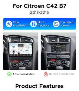 Junsun Radio de coche Android con chip Qualcomm para <span class=keywords><strong>Citroen</strong></span> <span class=keywords><strong>C4</strong></span> 2 B7 2013-2016 8-Core 5G/4G Apple CarPlay estéreo 360 Cámara 1,8 Ghz RDS DSP - Product Image 2