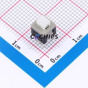 HX 5.8 WSPT Push Button Switch DIP Switch Double Pole Double Throw No Lock Rectangle Plunger Through Hole - Product Image 1