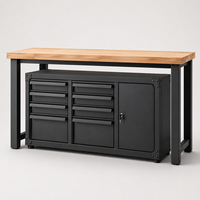 Armoire de rangement pour outils en acier anodisé Xuanrong, robuste, avec 8 tiroirs, porte verrouillable, pour garage, atelier, établi, service OEM