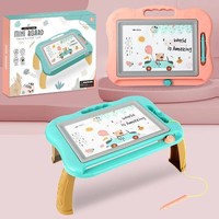 Tableau à dessin effaçable, bloc-notes coloré pour gribouiller, jouet d'écriture et de peinture de dessins animés pour l'éducation précoce des enfants