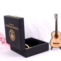 Embalaje de caviar de cuero pu personalizado hecho a mano