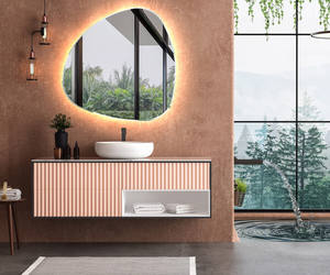 不規則なLEDミラーメーカー | フルOEMサポート | スマートボイス + アンチフォグ + IP44定格 - Product Image 2