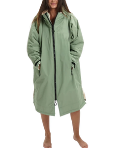 ماء تغيير رداءة الرياضة في الهواء الطلق الصوف مبطنة سترة الحفاظ على الحارة الجافة المتضخم معطف المعطف للسباحة ركوب الأمواج الرياضة - Product Image 1