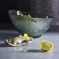 Qualité garantie Unique fait à la main japonais créatif irrégulier cuisine four épreuvage bol en verre pour les noix