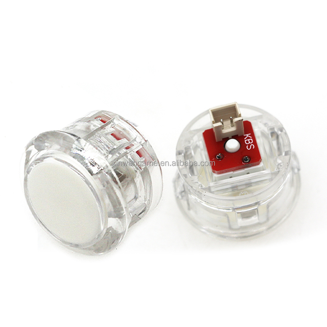 24mm 30mm Plastic Mechanical Game Push Buttons Axis Microswitch Arcade Joystick Hitbox Controller PC Keyboard