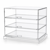 Vitrine à pâtisserie en acrylique sur le thème de l'anime, emballage d'origine, pour comptoir de boulangerie, rangement de pain et gâteaux, vitrine transparente de qualité alimentaire