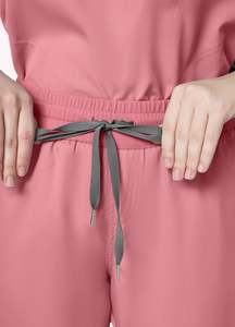 Ensemble de blouses médicales unisexes modernes à col en V, doux, extensibles et respirants, uniformes d'hôpital pour médecins et infirmières, vêtements de travail personnalisables avec logo - Product Image 6