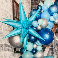 Vente en gros Ballon de décoration Explosion feuille d'aluminium Hélium de décoration Explosion feuille d'aluminium Ballon en aluminium à explosion magique