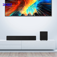 Barre de son, haut-parleur Bluetooth sans fil, son surround 3D stéréo, adapté aux systèmes de télévision, aux cinémas maison, aux karaokés