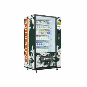 JSK Vending Machine Automatic Distributors Of Drinks Snack Pharmacy Vending Machine With Lcd Advertising Screen