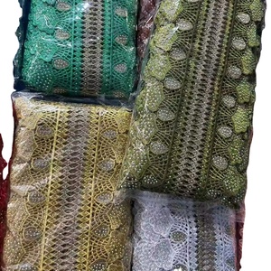 Broderie voiture os dentelle dentelle Sequin cils accessoires accessoires de mariée <span class=keywords><strong>voile</strong></span> de mariage poignet décoration matériel blanc - Product Image 1