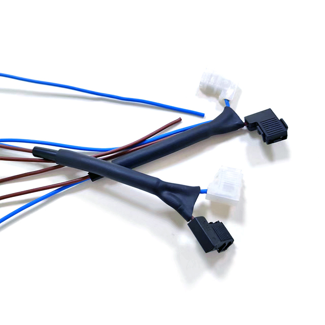 Custom Copper Wire Harness Cable Harness Assembly with Insulated Faston Flag Terminal