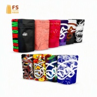 Sacs en Mylar personnalisés avec boîte et mini-kit, sachets refermables anti-odeur, sacs design