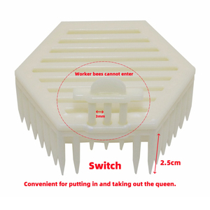 Jaula para <span class=keywords><strong>Abejas</strong></span> Reina Tipo Aguja Hexagonal, Doble Capa, Plástico, Multifuncional, Jaula para <span class=keywords><strong>Abejas</strong></span> Reina, Equipo <span class=keywords><strong>de</strong></span> Apicultura - Product Image 5