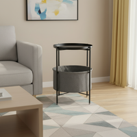 Vente directe usine Tables basses en fer forgé de luxe léger, Tables d'appoint de canapé, Tables de chevet simples, Rangement et organisation pour chambres