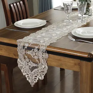 Luxury Fancy Lace For Patch Crochet Tablecloth Table Runner Dresser Night Stands Decorative Cover Piano Runner Cover Towel