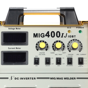 Máquina de soldar MIG/MAG con inversor sinérgico, máquina de soldar MIG/MAG de 400 amperios, fuente de alimentación trifásica de CC 400 V ± 15 %, 50/60 Hz - Product Image 3