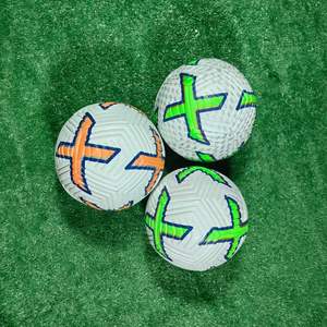 Qiqiang PU <b>Leather</b> <b>Football</b> No. 5 Training and Competition Special Ball Multi-Color <b>Football</b> Soccer - Product Image 3