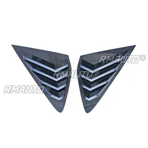 For Honda Accord 11th Gen 2023-2024 Body Kit Car Side Rear <b>Window</b> Louver Shutter <b>Cover</b> Carbon Fiber Look Car Accessories - Product Image 4