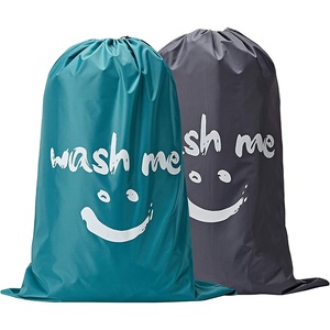 Grand sac de voyage imperméable en nylon et polyester souple avec cordon de serrage - Product Image 1