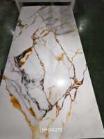 Panneau en PVC revêtu de UV Diwo, feuille de marbre pour toiture et panneaux muraux intérieurs, intérieur mural