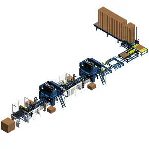 CHINA automatic wood pallet nailing machine wood pallet assembly machine
