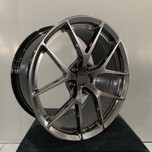 Jantes en alliage de voiture forgées pour BMW E90, vente flash, design creux hyper noir, <span class=keywords><strong>18</strong></span>, 19, 20 pouces, 5x112 - Product Image 2