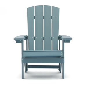 Chaise de jardin en <span class=keywords><strong>plastique</strong></span> et bois Uplion, chaise de patio, chaise de terrasse, chaise Adirondack imperméable - Product Image 2