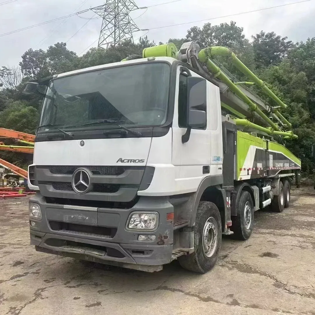 Usado bom estado barato preço 56m betoneiras pump truck para venda