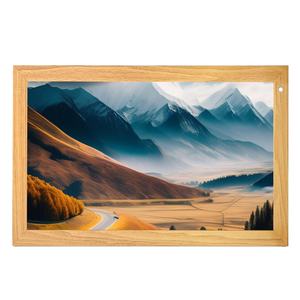 Marco Digital de Fotos y Vídeo NFT de 21.5 Pulgadas Full HD de Madera, con WiFi Inteligente para Exposiciones de <span class=keywords><strong>Arte</strong></span> en Video - Product Image 1