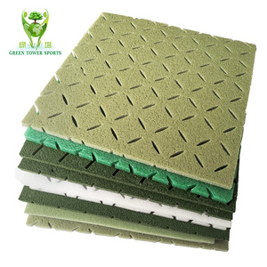 Coussin de choc en caoutchouc pour gazon synthétique gazon artificiel absorbant les carreaux de coussin de choc pour terrain de football <span class=keywords><strong>court</strong></span> de tennis - Product Image 3