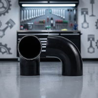 Tuyau coudé en silicone à 45 degrés, résistant aux hautes températures, pour moteur de camion