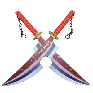 Nouveaux produits, épée, accessoires d'anime, épées en bois, motif original, épée Uzui Tengen, Kimetsu No Yaiba - Product Image 6
