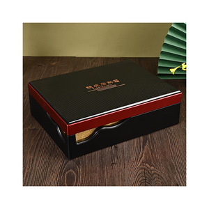 Caja de Almacenamiento para Té Dendrobium, Imitación de Fibra de Carbono, Rectangular, Tamaño Personalizable, Caja de Madera para Regalo - Product Image 5