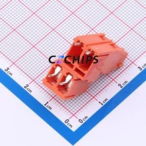 DB128A-5.08-2*2P-OG-S Screw Terminal Block Through hole Component (THT),P=5.08mm Connector 2x2P 5.08mm Green Through Hole - Product Image 2