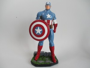 Nuevo diseño <span class=keywords><strong>Steve</strong></span> Rogers figura de acción estatua lindo diseño de dibujos animados 3D figuras de personajes de resina personalizados - Product Image 6