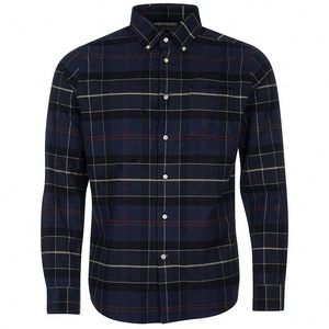 Chemise classique pour homme en flanelle unie à manches longues, décontractée, à un bouton, 100 % laine, infroissable, respirante, collection hiver, taille XL, OEM - Product Image 1