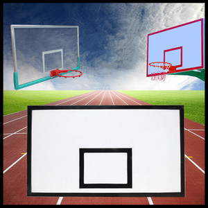 Panneau de <span class=keywords><strong>basket</strong></span>-ball en fibre de verre acrylique trempé incassable de haute qualité et à prix abordable, taille standard pour extérieur - Product Image 4