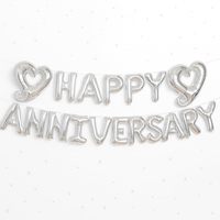 Kit de Décoration de Fête pour Anniversaire de Mariage, Ballons en Latex Noir et Or, Cœurs en Aluminium, pour Mariages de 10, 20, 30, 40, 50 Ans