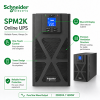 APC Série SP 2000VA/1600W Onduleur Tour (SPM2K) - Interactif en Ligne pour Protection de Serveur Rack et Centre de Données