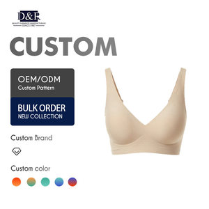 Premium Factory Wholesale Women Plus Size Seamless Wireless Lingerie Soft Stretch Sexy Sleeping Everyday Comfortable Wear <b>Bra</b> - Product Image 1