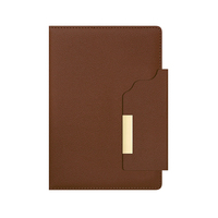 Carnet de notes esthétique A5 avec boucle magnétique, vente en gros Chine, carnet scolaire étanche en cuir, journal personnalisé à couverture rigide