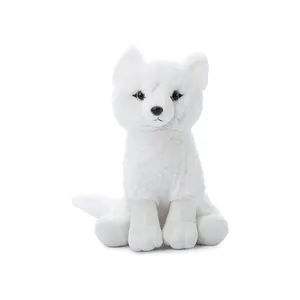 Cadeaux d'animaux en peluche de renard arctique personnalisés pour enfants, jouets d'animaux en peluche de renard arctique