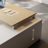 Nouveau mobilier de bureau moderne Poste de travail Conception de bureau Directeur exécutif de bureau